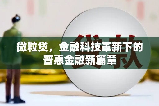 杭锦旗微粒贷，金融科技革新下的普惠金融新篇章