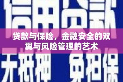 新营贷款与保险，金融安全的双翼与风险管理的艺术