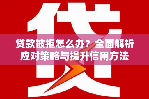 长白贷款被拒怎么办？全面解析应对策略与提升信用方法