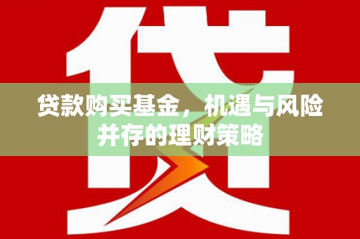 正阳贷款购买基金，机遇与风险并存的理财策略