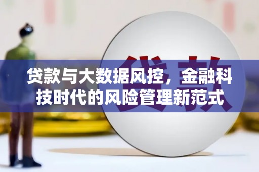 汝南贷款与大数据风控，金融科技时代的风险管理新范式