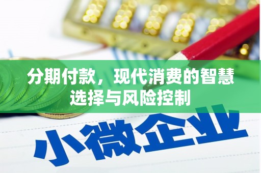 甘孜分期付款，现代消费的智慧选择与风险控制