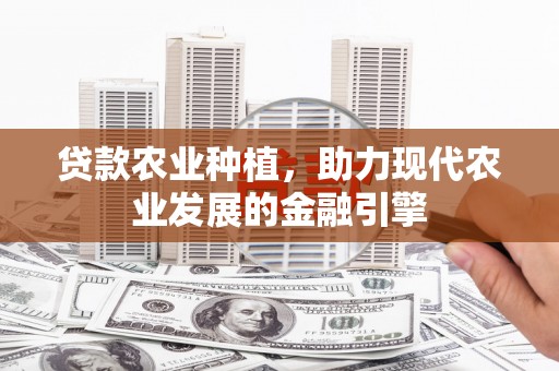 临翔贷款农业种植，助力现代农业发展的金融引擎