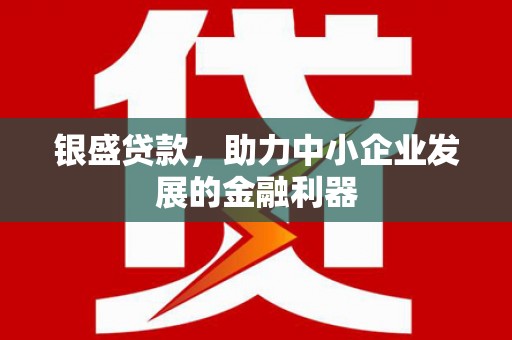 旅顺口银盛贷款，助力中小企业发展的金融利器