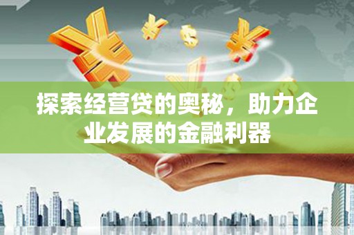 郁南探索经营贷的奥秘，助力企业发展的金融利器