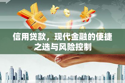 福海信用贷款，现代金融的便捷之选与风险控制