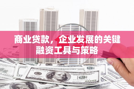 班戈商业贷款，企业发展的关键融资工具与策略