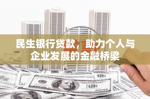 龙凤民生银行贷款，助力个人与企业发展的金融桥梁