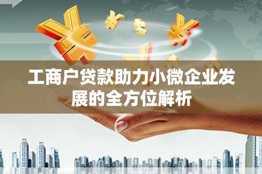德钦工商户贷款助力小微企业发展的全方位解析