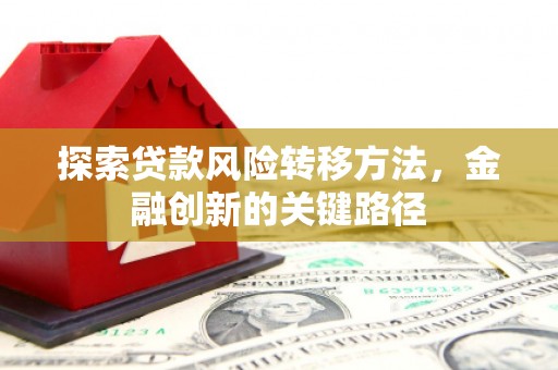 屯门探索贷款风险转移方法，金融创新的关键路径
