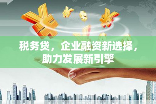 蒲城税务贷，企业融资新选择，助力发展新引擎