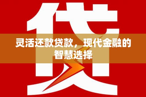 北港灵活还款贷款，现代金融的智慧选择
