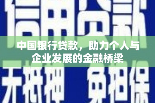 芳苑中国银行贷款，助力个人与企业发展的金融桥梁